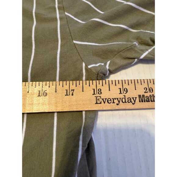 Denim & Flower Ricky Singh Tan Striped T-Shirt Small - Picture 9 of 16